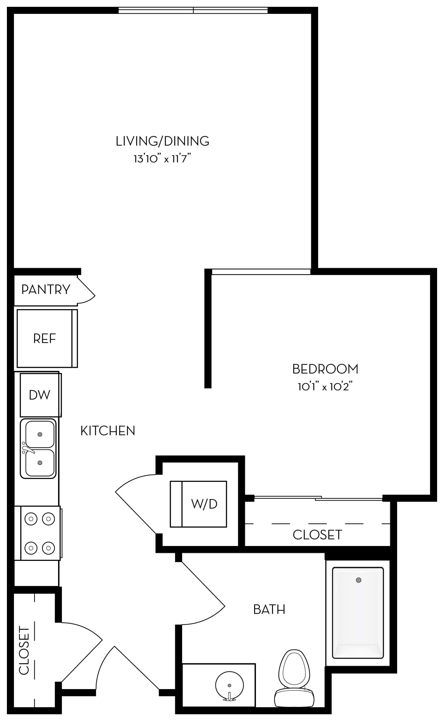 The Standard Apartments for Rent in San Jose Floor Plans